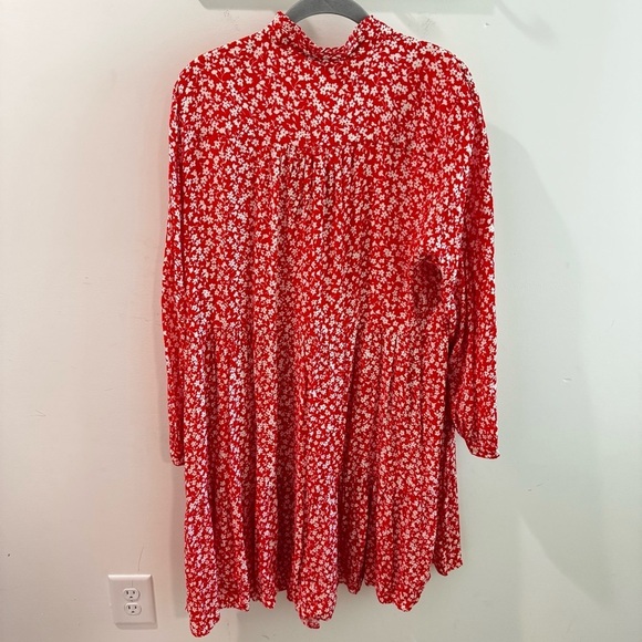 NWT J Crew Shirtdress in Tossed Bouquet Floral Print Midi Length XXL - Picture 6 of 8